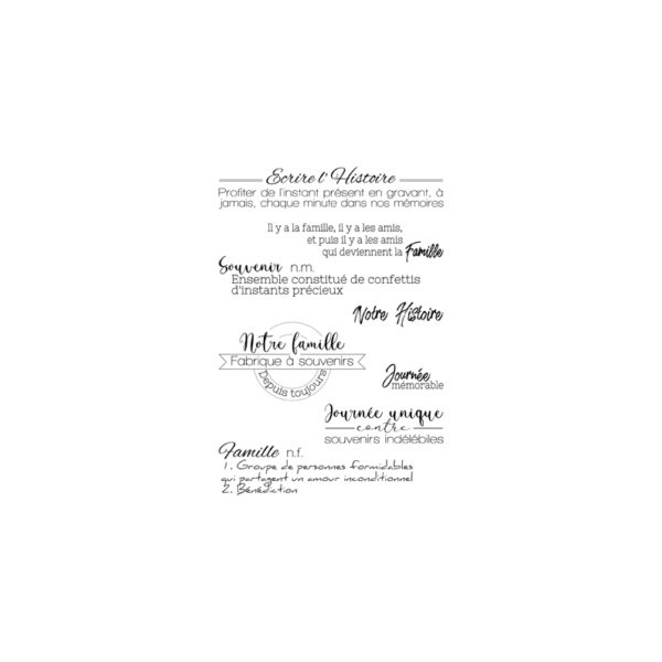 Tampons « En attendant » 4 – Notre Histoire – TA27 – Image 2