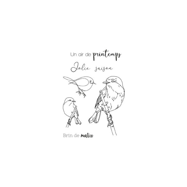 Tampons « Natur'Ailes » 4 – Piou piou – TA31 – Image 2