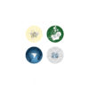 Lot de 4 badges "Trop Stylé" - BA13