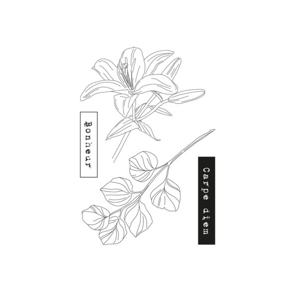 Tampons "Past'elles" - Carpe diem - TA62 – Image 2