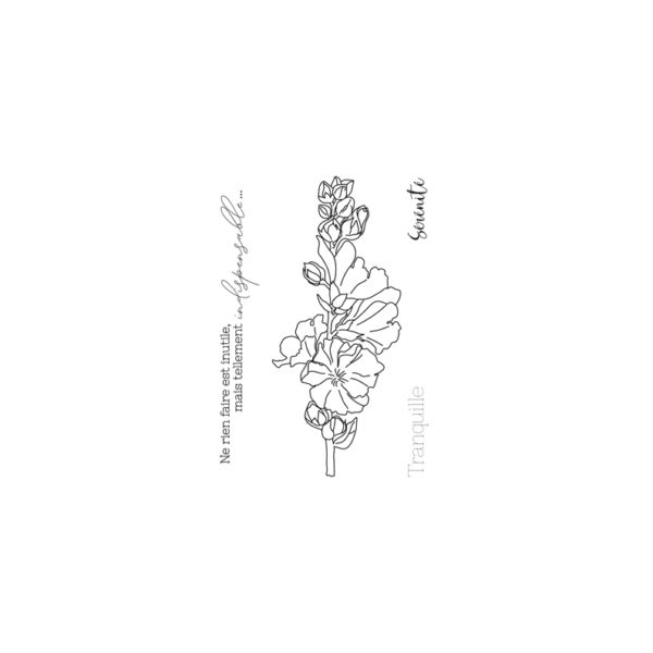 Tampons "Estiv'hâle" - Rose trémière - TA72 – Image 2