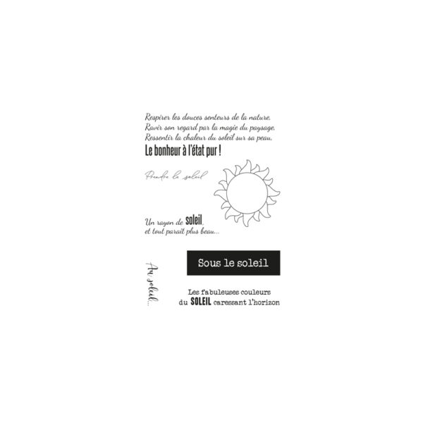 Tampons "Estiv'hâle" - Soleil - TA71 – Image 2