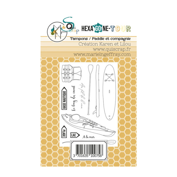 Tampons "Hexagone Tour" - Paddle et compagnie - TA82