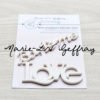 Mots acryliques adhésifs AA01 - "Bohème" et "Love" – Image 2