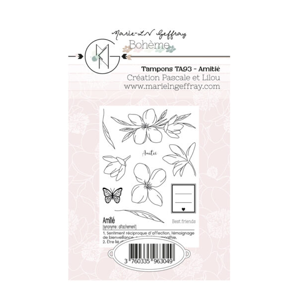 Tampons "Bohème" - Amitié - TA93.