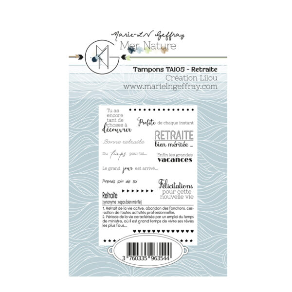 Tampons « Mer Nature » – Retraite – TA105.