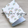 Couverture de classeur 17 x 23 cm motifs "Arcs en ciel"