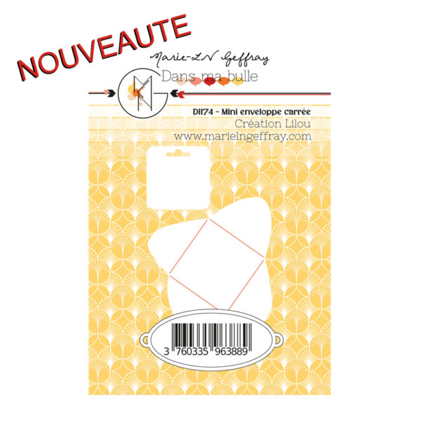 Set de 2 dies "Mini enveloppe carrée" - Collection Dans ma bulle.