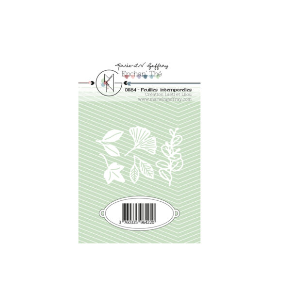 Set de 5 dies « Feuilles intemporelles » – Collection Enchan'Thé - DI184.
