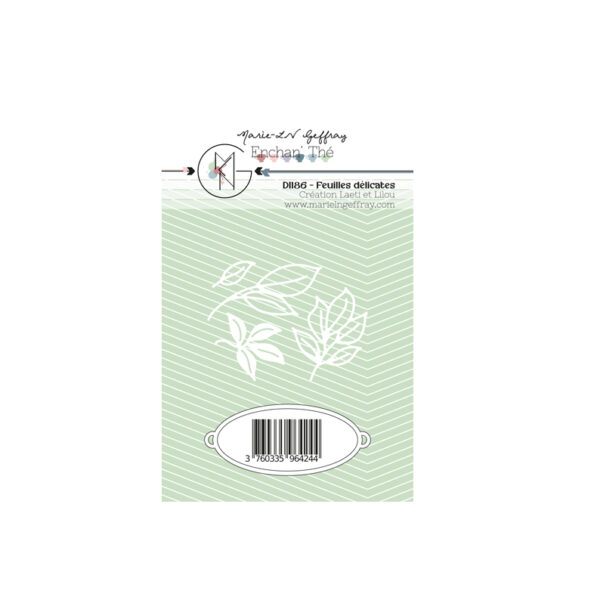 Set de 4 dies « Feuilles délicates » – Collection Enchan'Thé - DI186.