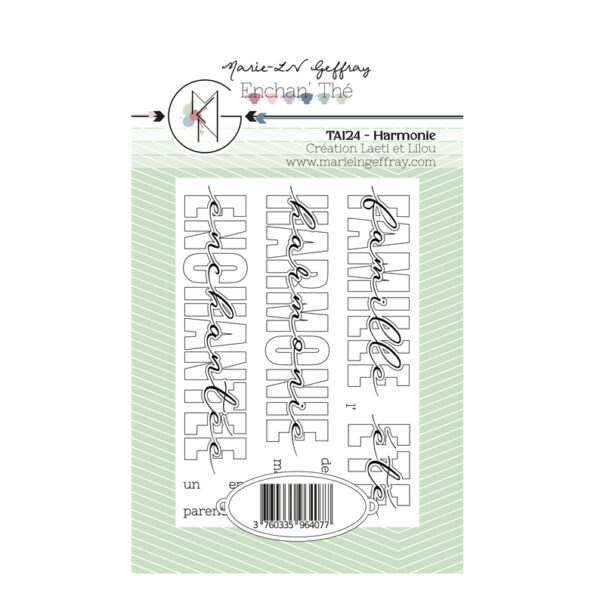 Tampons « Enchan'Thé » – Harmonie – TA124.