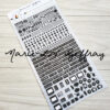 Sticker en relief « Primaires » – Embellissements puffy noirs ST16