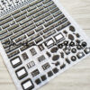 Sticker en relief « Primaires » – Embellissements puffy noirs ST16 – Image 2