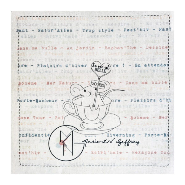 Sac tissu (tote bag) - Collection "Enchan'Thé" – Image 2