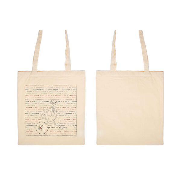 Sac tissu (tote bag) - Collection "Enchan'Thé"