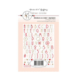 Stickers en relief "Édition limitée" : Alphabet