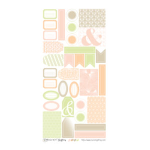 Planche d’étiquettes à découper « Ecl'Or »