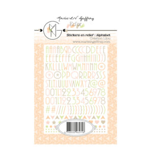 Stickers en relief "Ecl'Or" : Alphabet