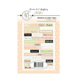 Stickers en relief "Ecl'Or" : Mots