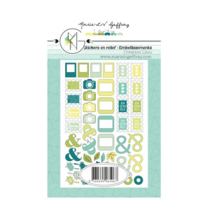 Stickers en relief "Libr'Air" : Embellissements