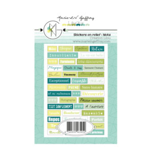 Stickers en relief "Libr'Air" : Mots
