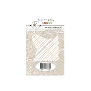 Set de 2 dies « Feuilles en 3D » – Collection Feuille d'or – DI240