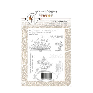 Tampons « Feuille d'or » – Septembre – TA174
