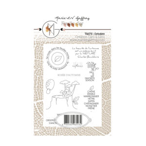 Tampons « Feuille d'or » – Octobre – TA175