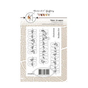Tampons « Feuille d'or » – Or saison – TA184