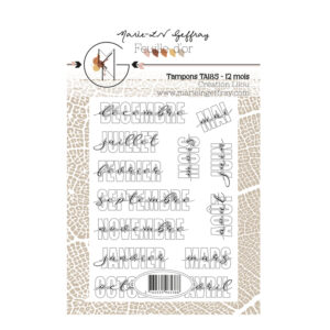 Tampons « Feuille d'or » – 12 mois – TA185
